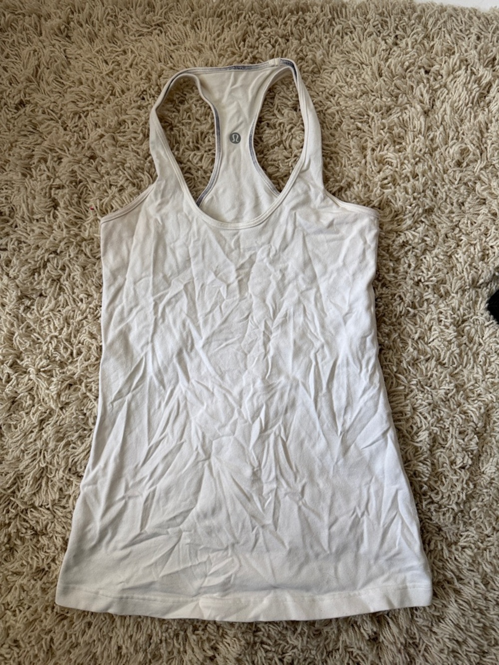 lululemon athletica White Racerback Tank